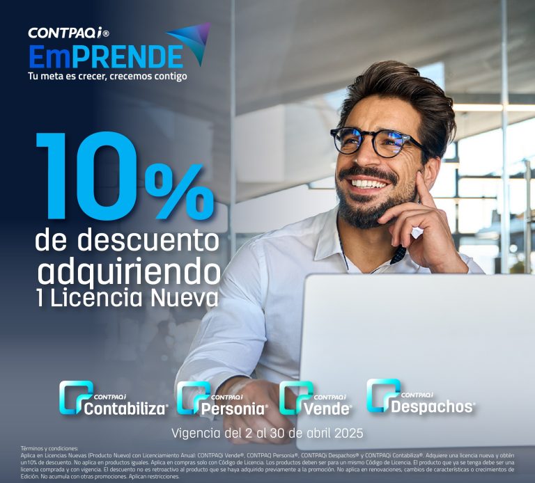 Promocion Emprende 10% 1 sistema